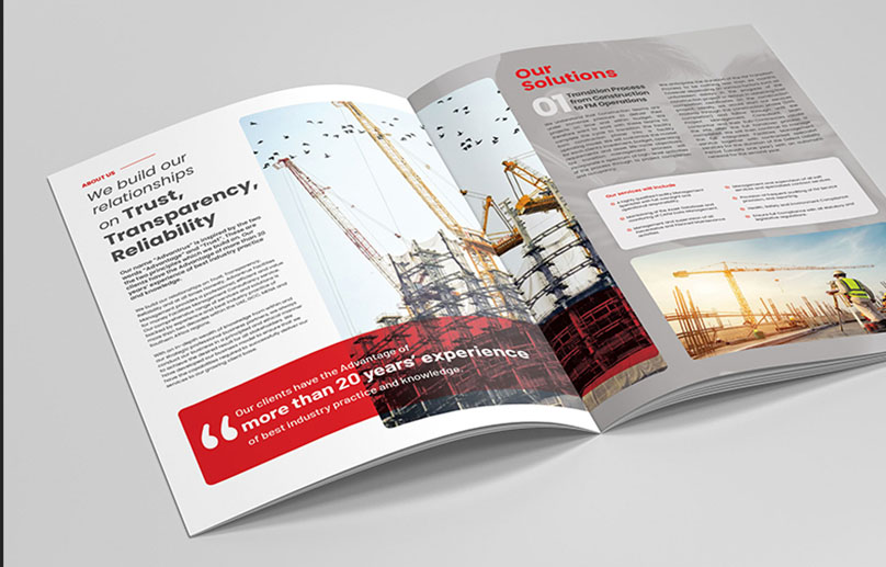 brochure design in dubai